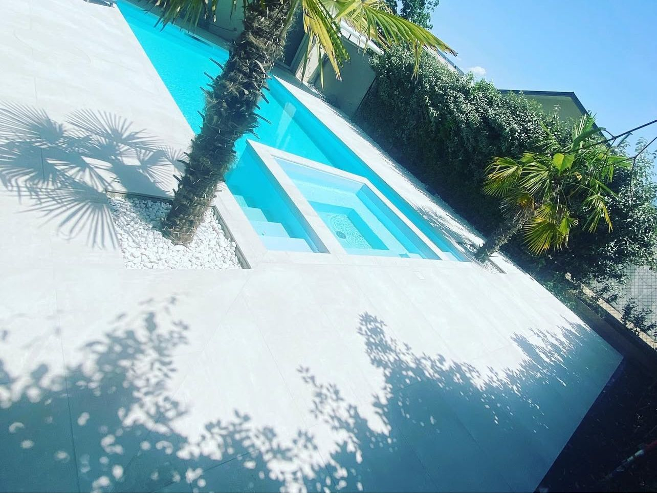 Piscine à débordement - Villa Azure